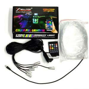 X-WILLTOP 6 LED car Ambient Lighting RGB ambient lighting for car WILLTOP ambient light 